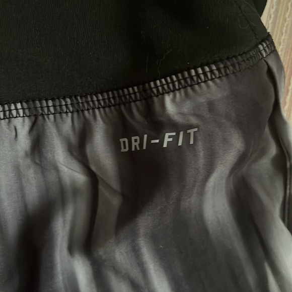 Nike Dri-Fit Small Black/Gray Running Shorts - Picture 4 of 6